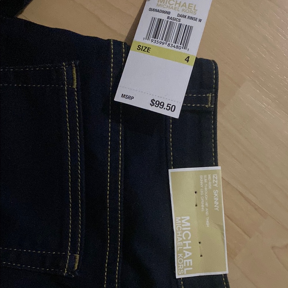 Michael Kors Dark Blue Women's Jeans - Picture 4 of 4